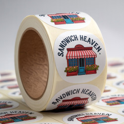 Oval Sticker Labels